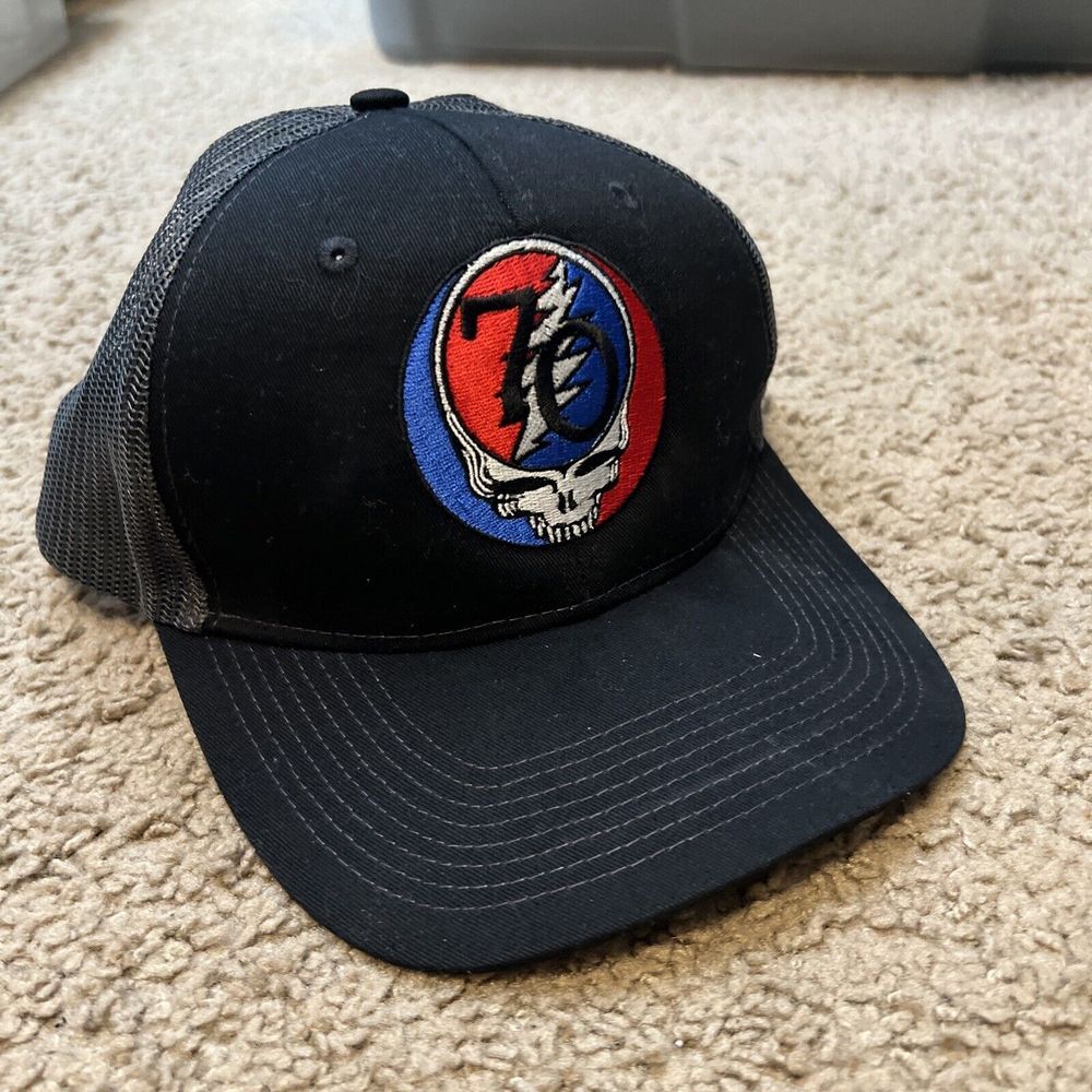 Jerry Garcia Grateful Dead 70 embroidered Hat Cap Port Authority‎ Concert Band